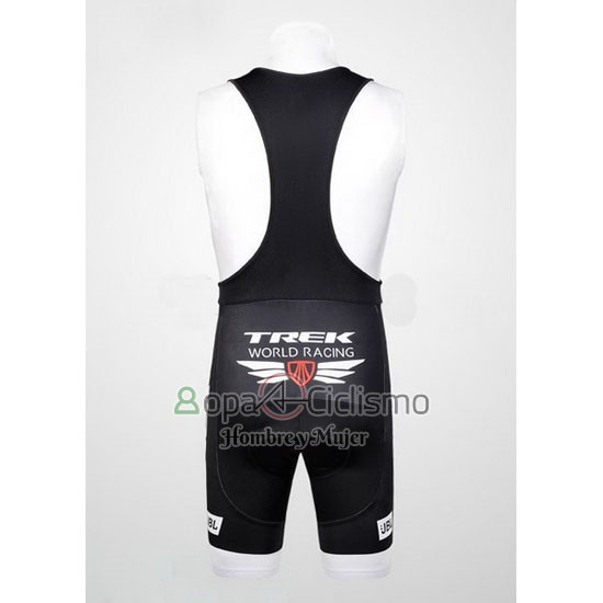 Trek Ropa Ciclismo Culotte Corto 2012 Mangas Cortas Blanco y Gris